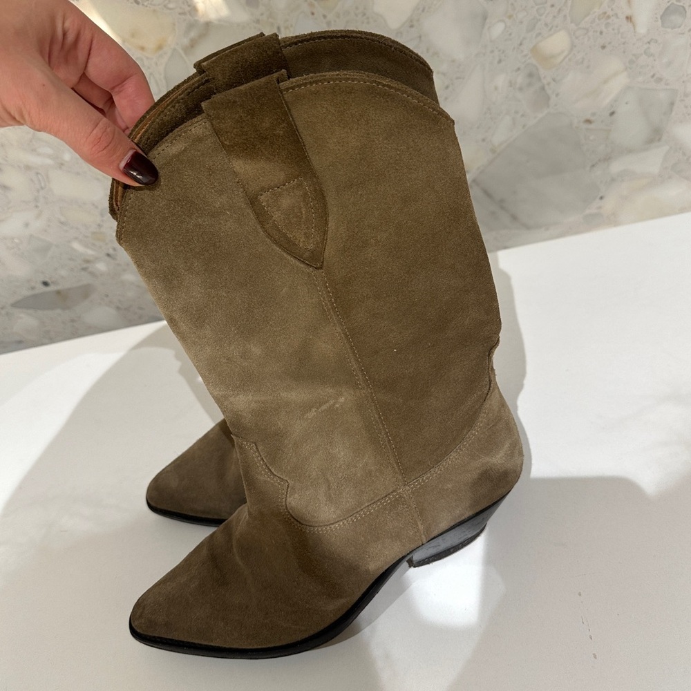 Isabel Marant Tan Suede Boots
